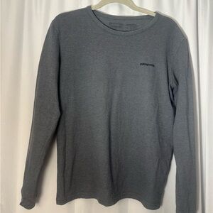 Patagonia Men's Charcoal Long Sleeve Tee